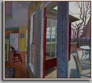 PORCH 2005 oil/canvas 24" x 25"